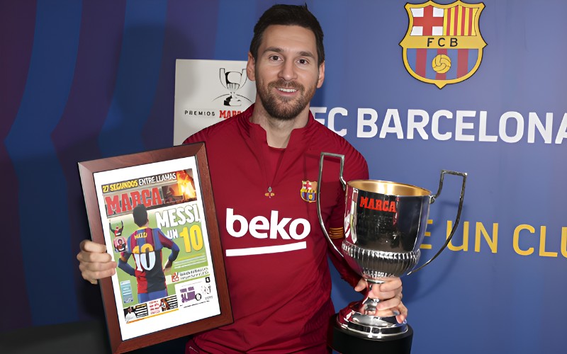 Lionel Messi là vua phá lưới tại La Liga khi thi đấu cùng Barca 