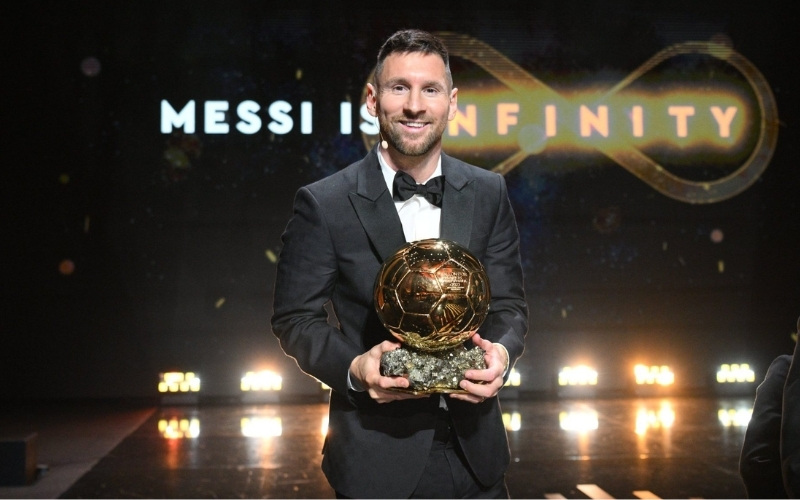 Đội tuyển quốc gia Argentina dẫn đầu với 7 Quả bóng vàng của Messi