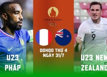 Dự đoán tỷ số bóng đá trận U23 Pháp vs U23 New Zealand