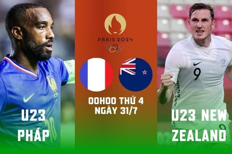 Dự đoán tỷ số bóng đá trận U23 Pháp vs U23 New Zealand