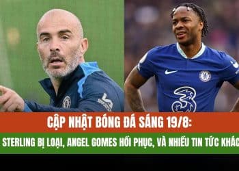 Cập nhật bóng đá sáng 19/8: Sterling bị loại, Angel Gomes hồi phục, và tin tức từ Felix cùng Di Lorenzo