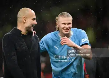 Pep Guardiola nói gì khi Haaland ở lại Manchester City