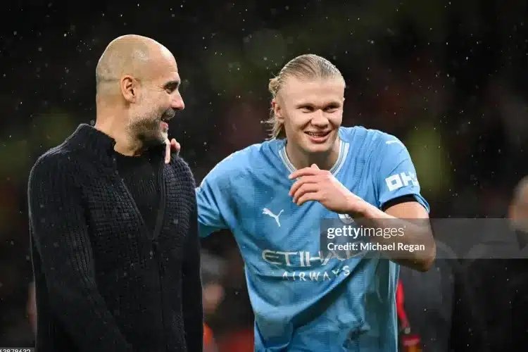 Pep Guardiola nói gì khi Haaland ở lại Manchester City