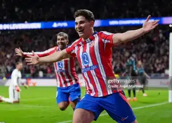 Alvarez ghi dấu ấn trong màu áo Atletico Madrid.