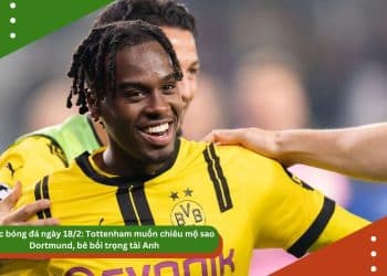 Tin tức bóng đá ngày 18/2: Tottenham muốn chiêu mộ sao Dortmund, bê bối trọng tài Anh