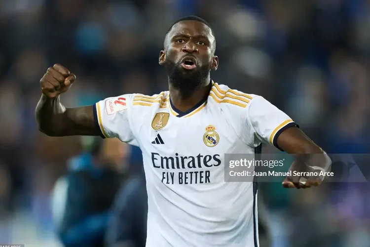 Rudiger có chiến thắng thứ 100 trong màu áo Real Madrid
