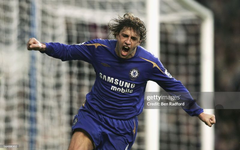 Crespo trong màu áo Chelsea