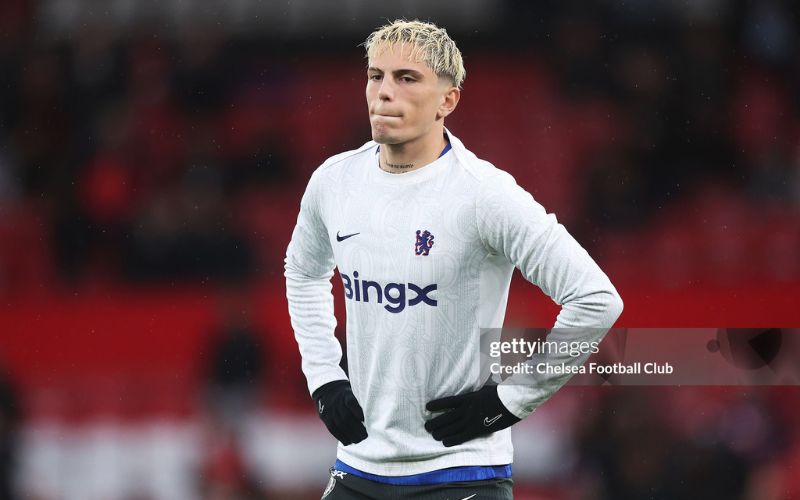 Garnacho phải chịu cảnh dự bị ở Chelsea