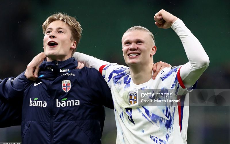 Haaland rực sáng ở tuyển Na Uy