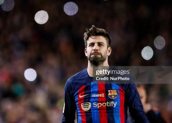 Giọt nước mắt của Gerard Pique