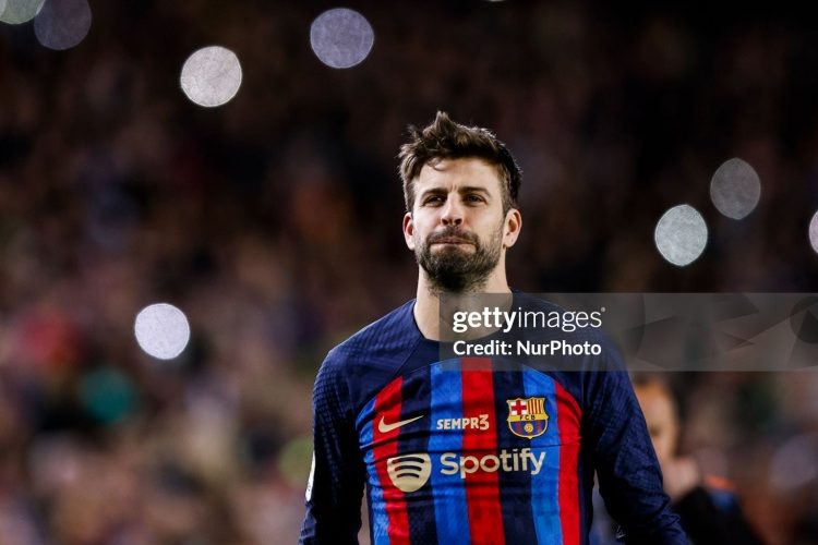 Giọt nước mắt của Gerard Pique