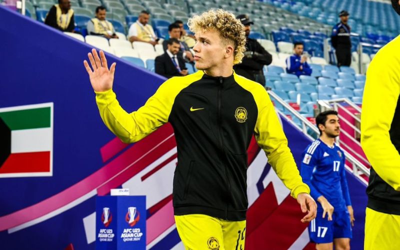 Vắng Tierney là tổn thất lớn của U22 Malaysia